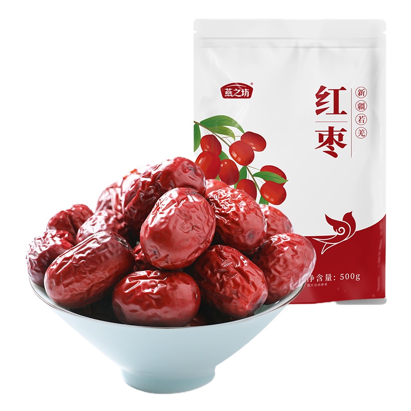 燕之坊 若羌灰枣500g 红枣大枣八宝粥料泡茶干吃