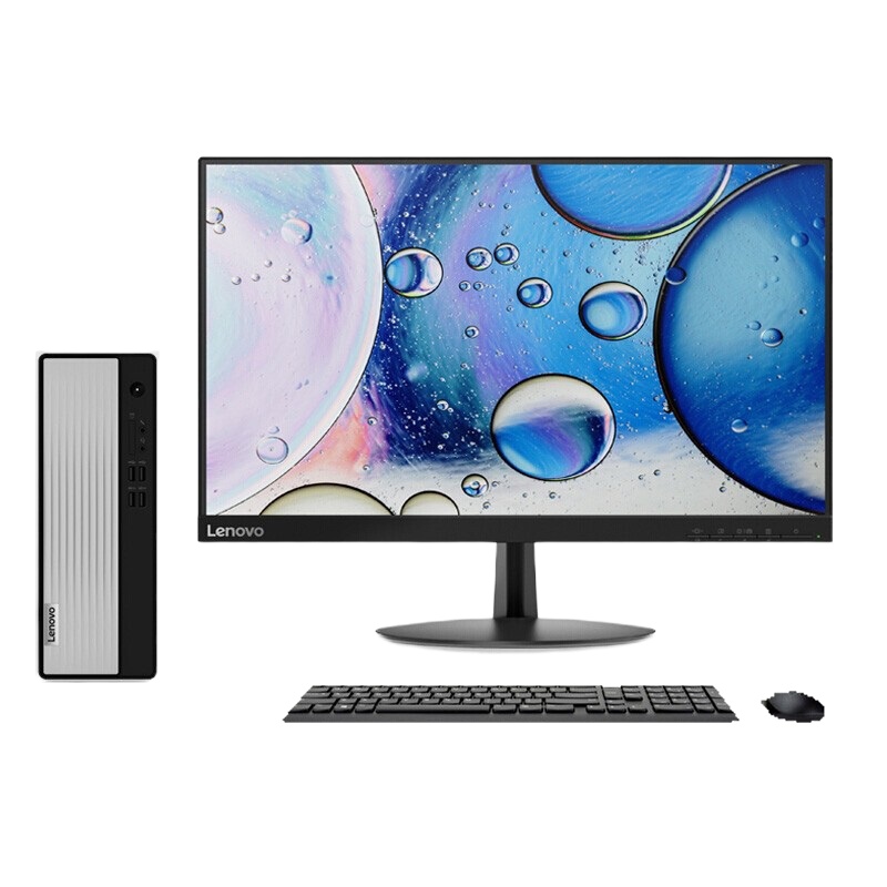 联想（Lenovo）天逸510S（i5-10400 8G 1T）电脑整机21.5英寸显示器7.4L小机箱