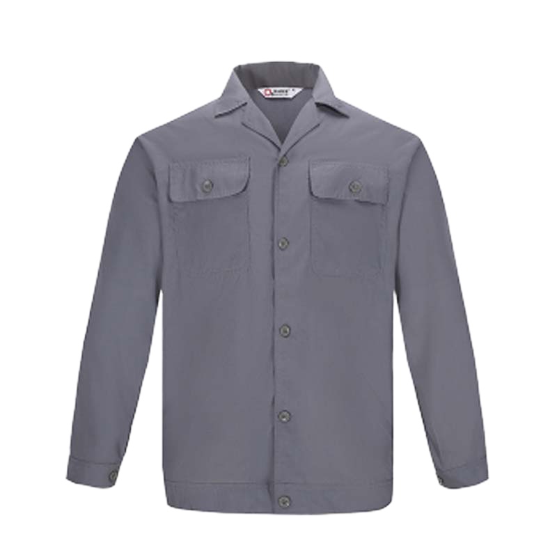 实训工作服上衣 长袖 灰色