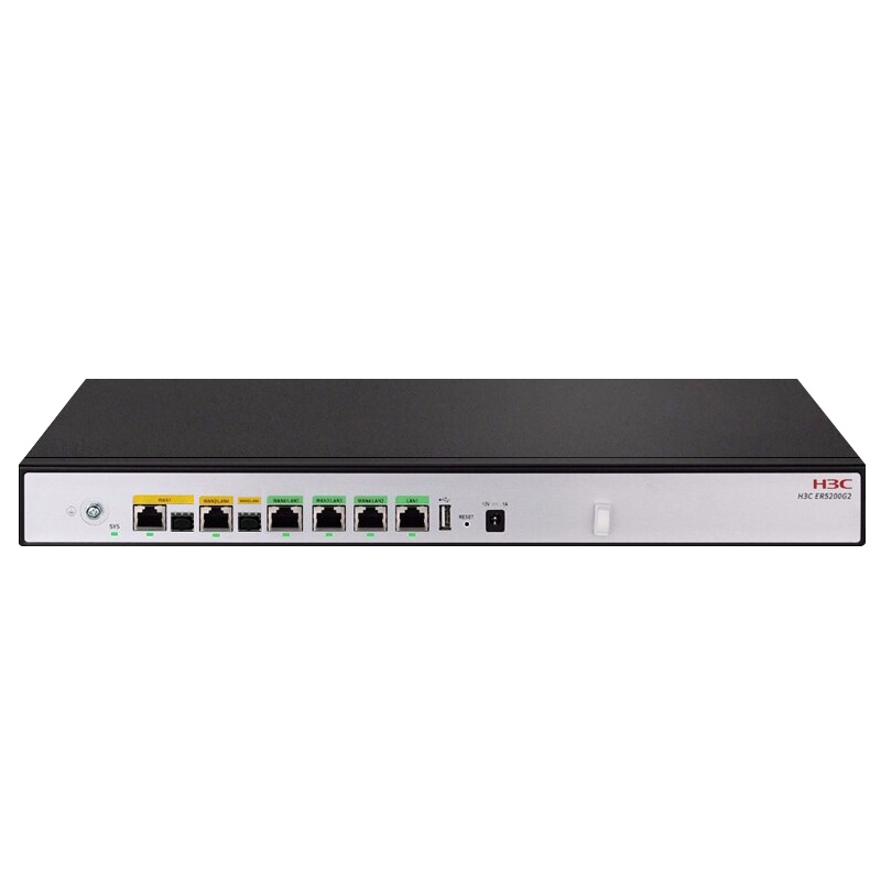 华三(H3C)ER5200G3 多WAN口全千兆VPN企业级路由器 内置AC防火墙 带机量300-400