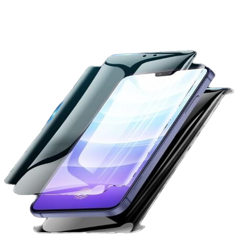 VMONN一加9pro钢化膜1加9手机膜全屏覆盖抗蓝光oneplus九曲面屏1+9水凝高清uv原装全胶por全包无白