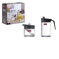 艾格莱雅A-YH65+TWP65/L2 厨意两件套油壶调料罐调料瓶盐罐辣椒罐 24套/箱 单套价格一箱起订.