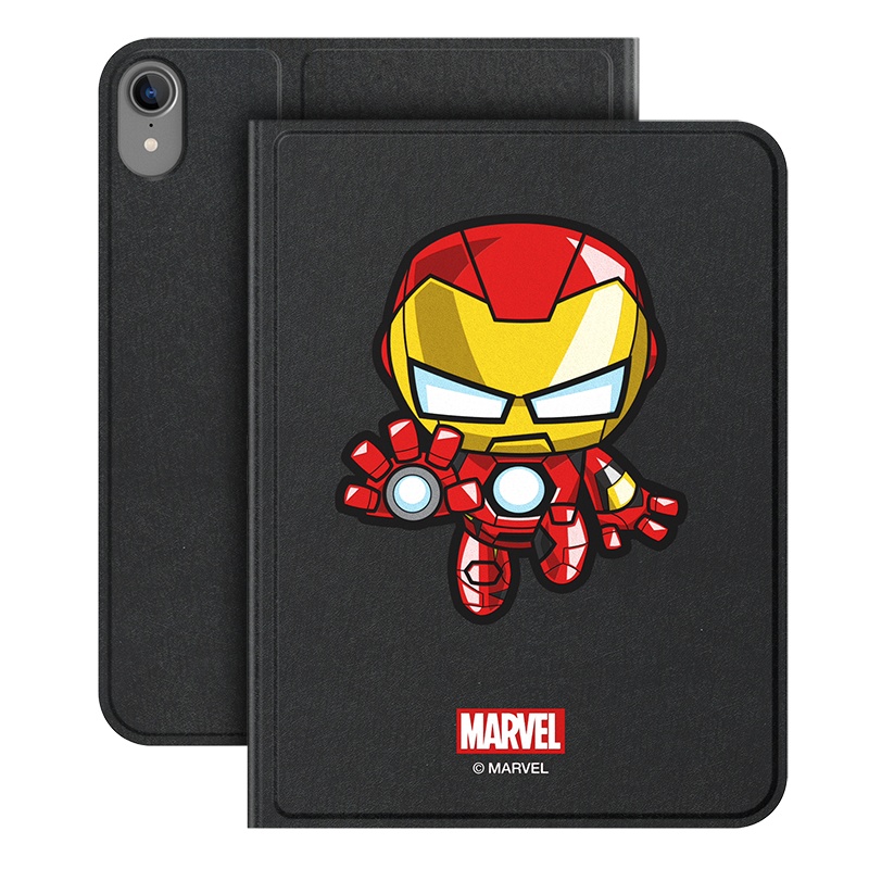 ESCASE iPadmini6保护套带笔槽苹果平板第六代8.3英寸新款智能休眠保护壳轻薄防摔不伤机漫威钢铁侠