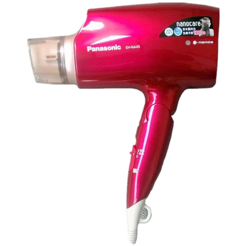 Panasonic/松下EH-NA45 电吹风机纳米水离子铂金负离子6档恒温吹风机 红色 1600W