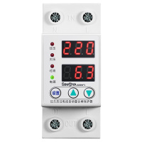 希崖双闪自复式过欠压保护器开关过流过载电压防雷保护器家用220V