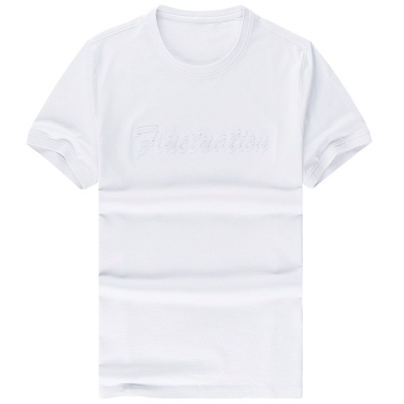 布先生短袖T恤 原宿风短袖男字母绣花圆领上衣短袖t恤男AT10125