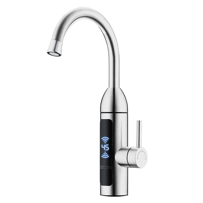 帅康(sacon)电热水龙头速热式不锈钢下进水家用卫生间厨房热水器小厨宝冷热两用自来水加热器过水热即热式热水宝SR001