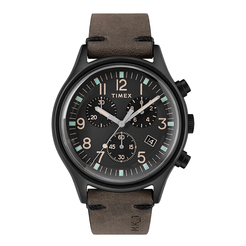 美国TIMEX天美时手表MK1 COLLECTION系列休闲户外三眼夜光石英男表TW2R96500