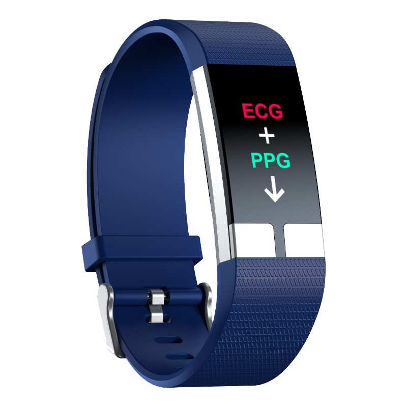 【精准度跃升】dido血压智能手环男运动监测高器心率心电图老人心脏心跳睡眠健康防水计步器手表女 G23深蓝色