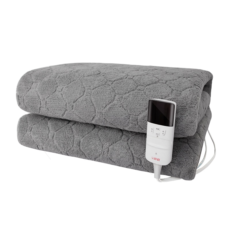 彩虹（RAINBOW）电热毯双人电褥子（2.0*1.8米）绒面除螨定时关闭 双控双温安全辐射自营官方旗舰店W14E-XL