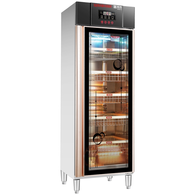 圣托(Shentop)热风循环光波立式消毒柜 商用紫外线臭氧中温保洁柜 食堂厨房单门大容量消毒碗柜 YTD680-R5