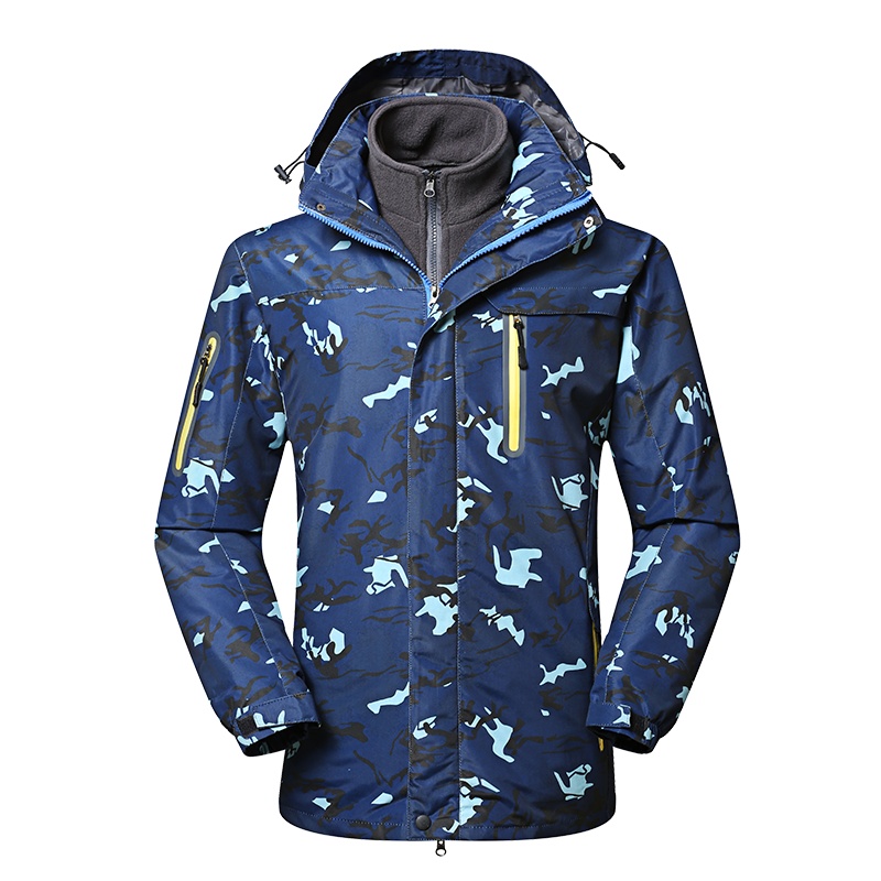 花花公子(PLAYBOY ICON)男女款秋冬季防风保暖登山服冲锋衣