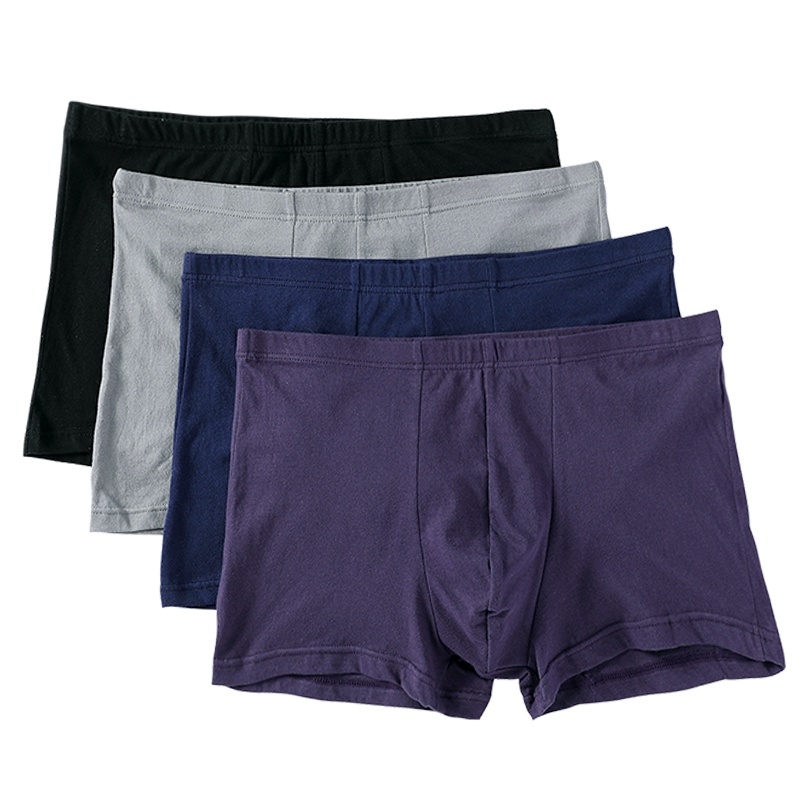 红豆居家(Hodohome)男士内裤男式四角裤运动短裤透气平角裤青年男土裤头潮流