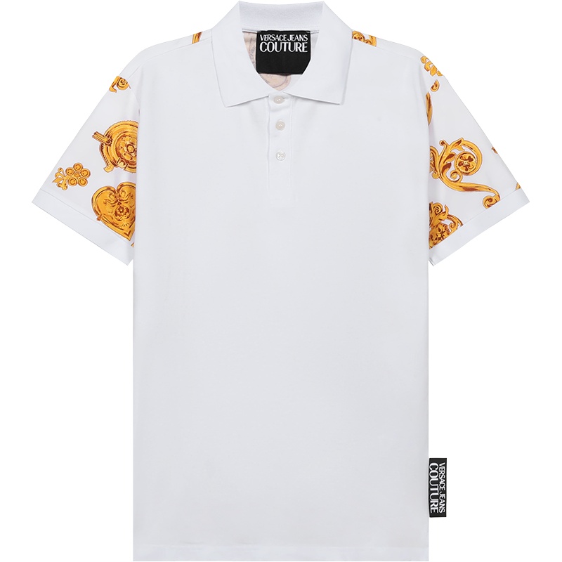 VERSACE JEANS COUTURE 范思哲 男士 棉质短袖POLO衫 B3GVB7PA 36571