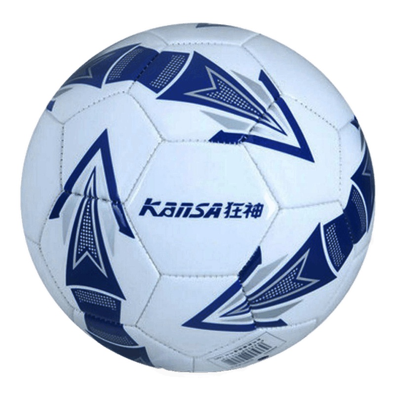 狂神PVC耐磨机缝足球成人中小学生室内外比赛训练5号标准足球送气针球袋气筒0945送气针