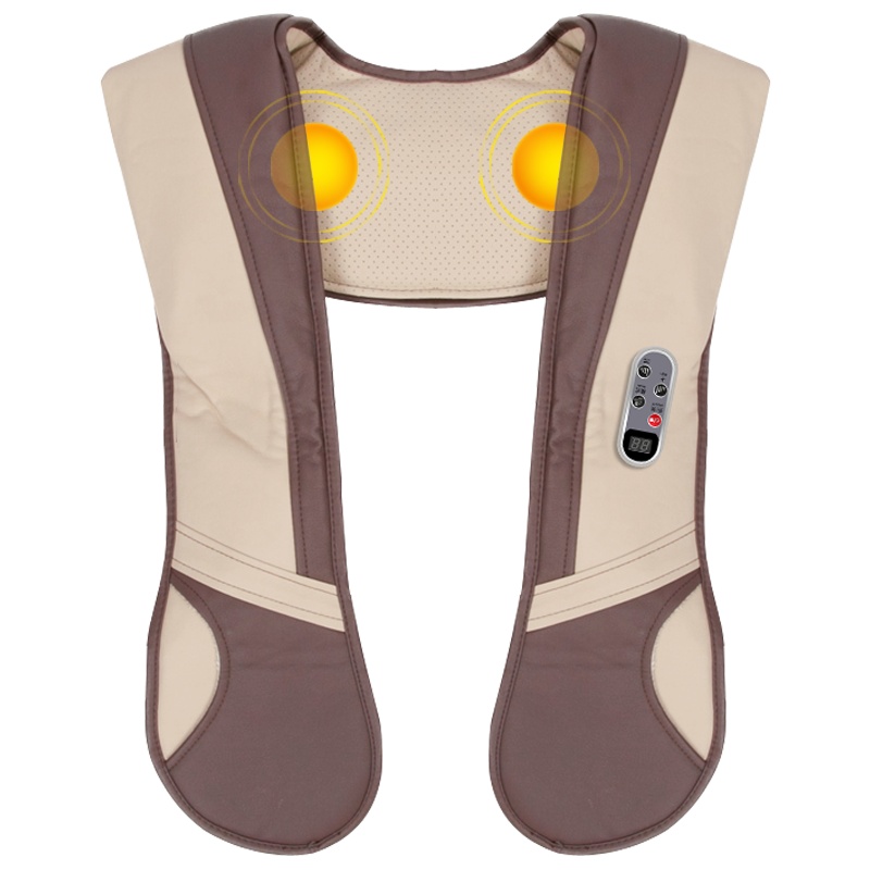 安尚按摩器按摩披肩脖子肩颈仪颈椎家用敲敲乐敲击按摩捶打颈肩乐肩部腰部腿部颈部肩部哈达捶背颈肩保健加长带插袋礼品礼物