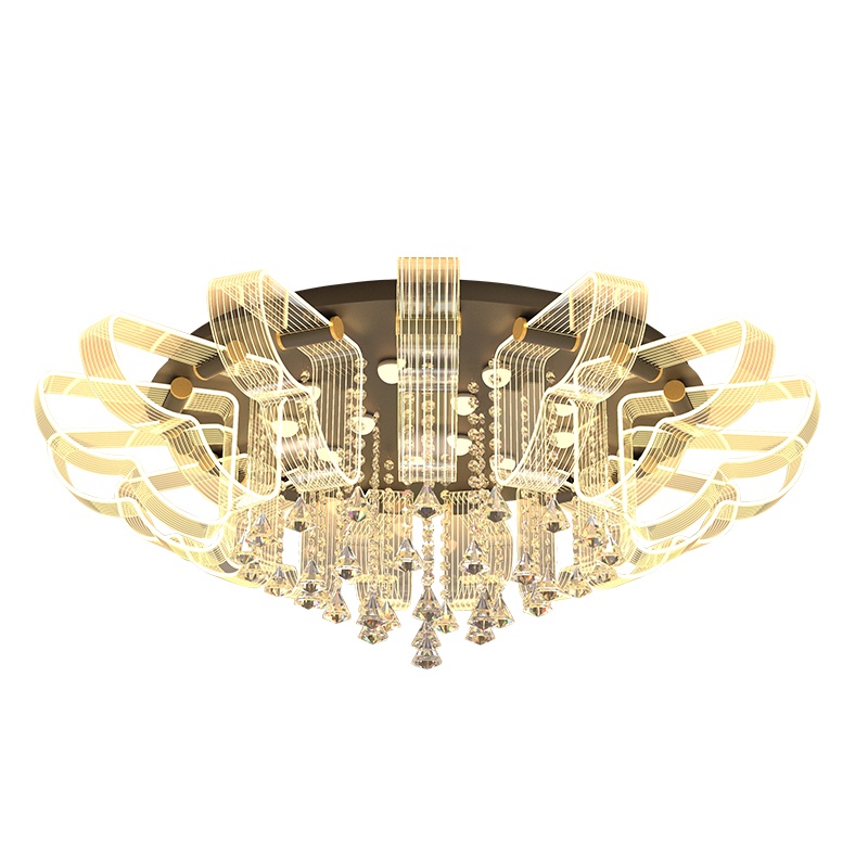 阿丹娜 新款简约现代led铝材吸顶灯时尚大气客厅长方形灯温馨浪漫卧室创意书房厨房灯北欧个性新款套餐组合02