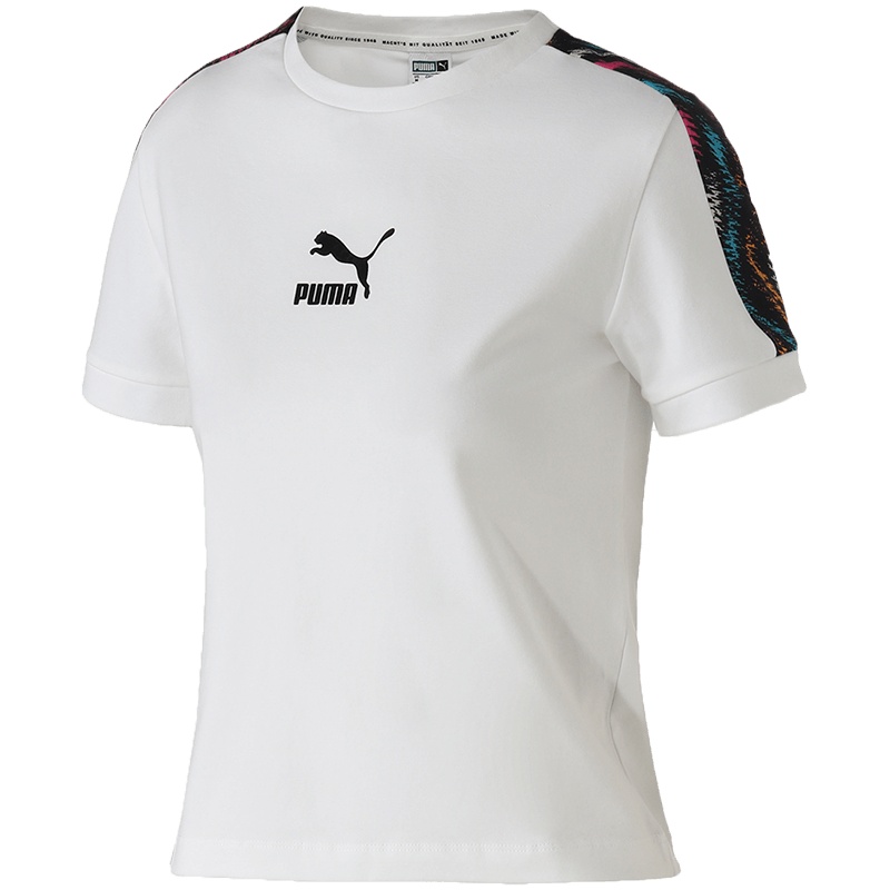 【自营】PUMA彪马女装夏季运动服圆领LOGO短袖跑步健身T恤579512