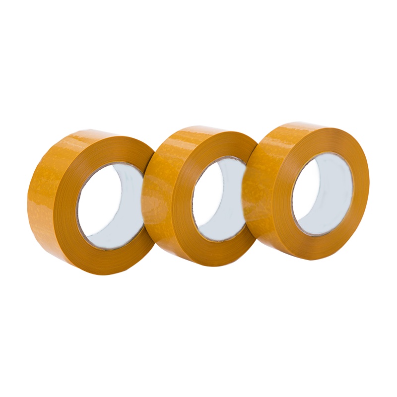 海斯迪克 gnjz-216 工业透明封箱胶带 快递打包宽包装封口透明胶带 (5卷)宽4.5cm 米黄色