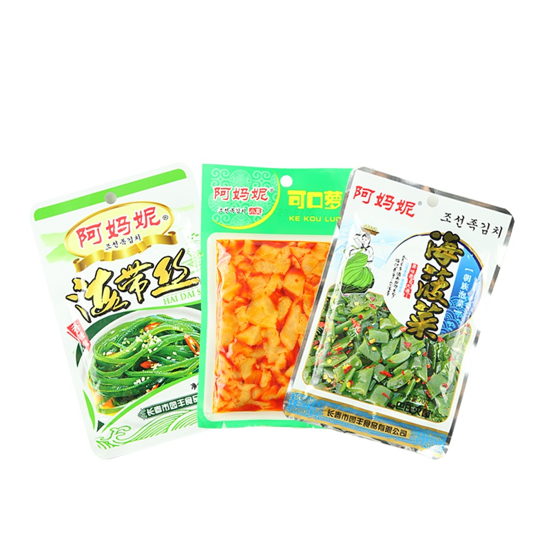 阿妈妮 海带丝70g*4 海菠菜70g*3 可口萝卜70g*3