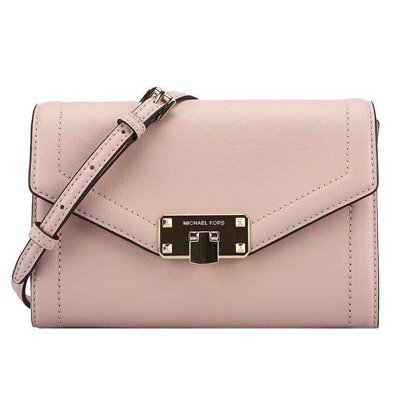 MICHAEL KORS 迈克·科尔斯 斜挎包MK女 皮质女士单肩斜挎三折包