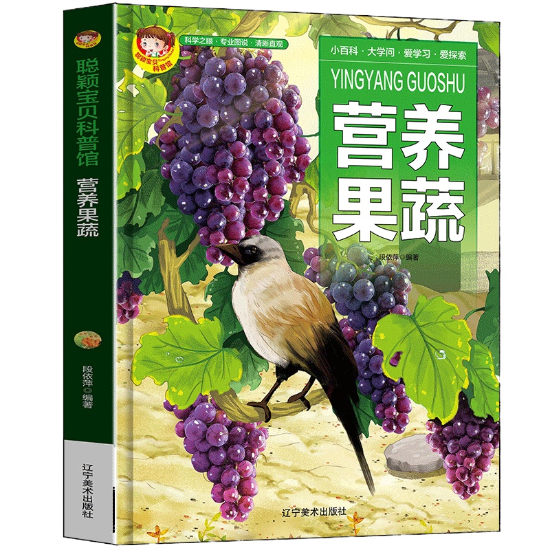 精装硬皮绘本 营养果蔬 植物探索百科全书 3-6-8岁儿童植物大百科幼儿园小学生童科普绘本故事书蔬菜水果幼儿认知小百科
