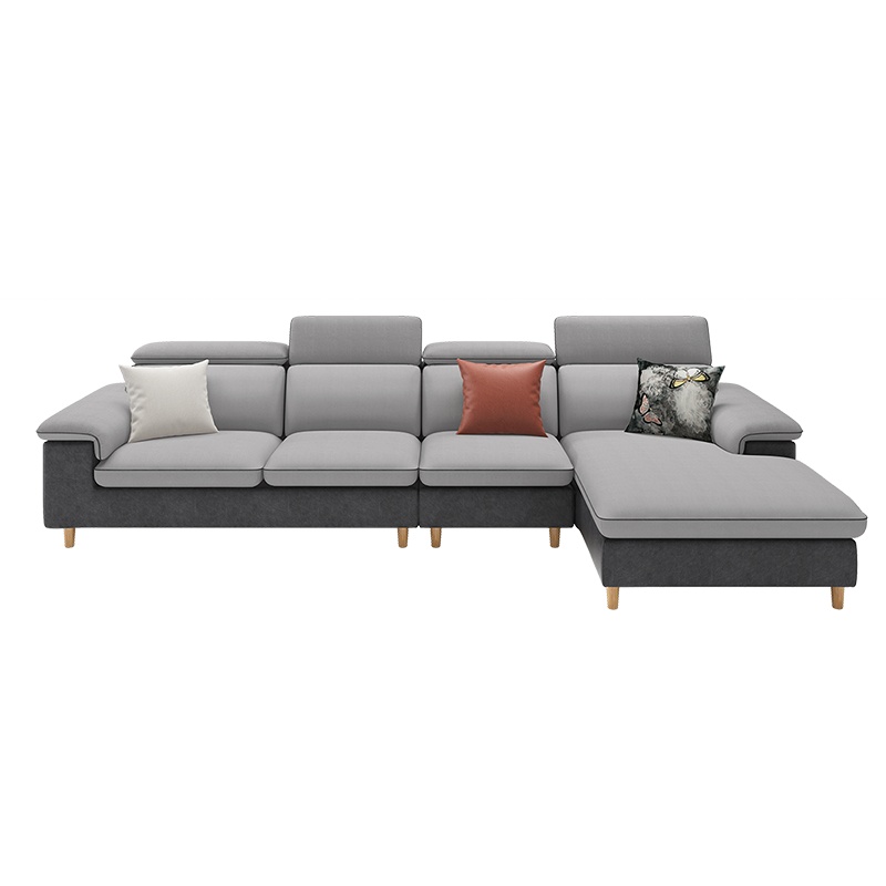 掌上明珠北欧风格客厅布艺沙发大小户型四人位家具组合DS109