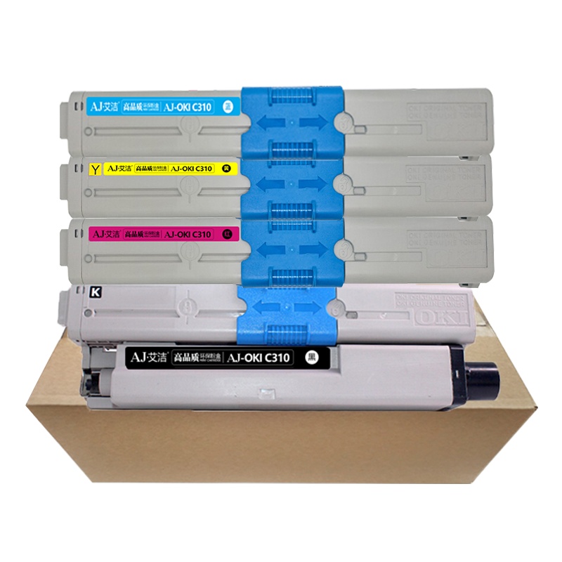 艾洁 OKI C310粉盒四色套装商务版 适用C331DN C530dn;M561;C310dn墨粉盒