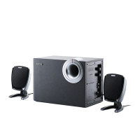 Edifier/漫步者 R201T12 台式电脑音箱2.1声道重低音炮家用音响 黑色