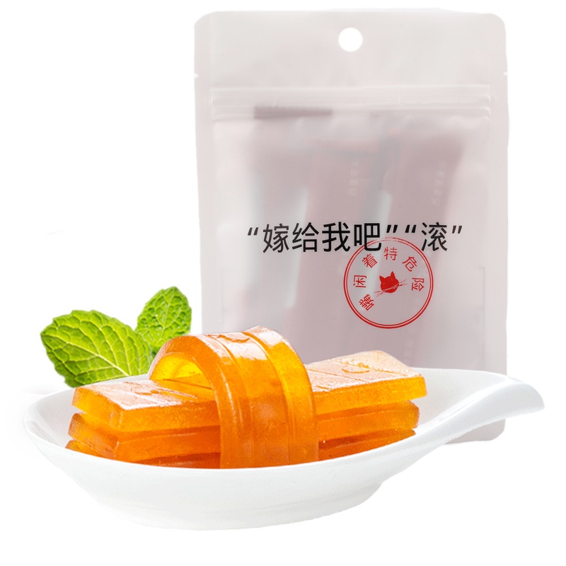 猫哆哩 蜜饯果脯 休闲零食 堵嘴西番莲果派90g/袋