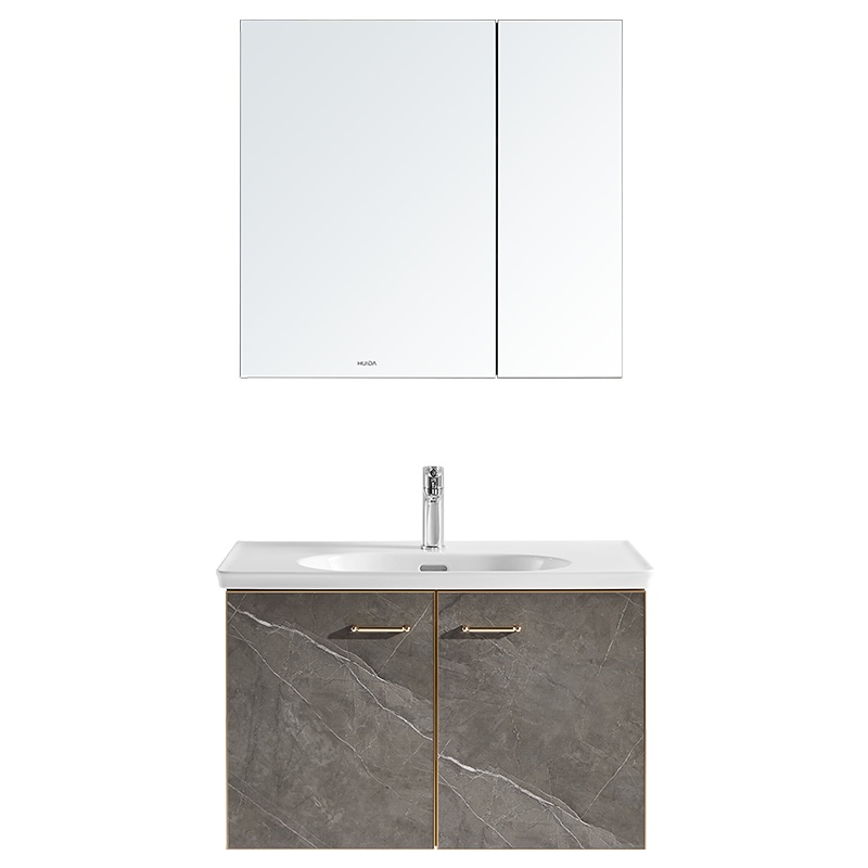 现代轻奢浴室柜卫浴新品洗手盆柜岩板浴室柜组合 G1565