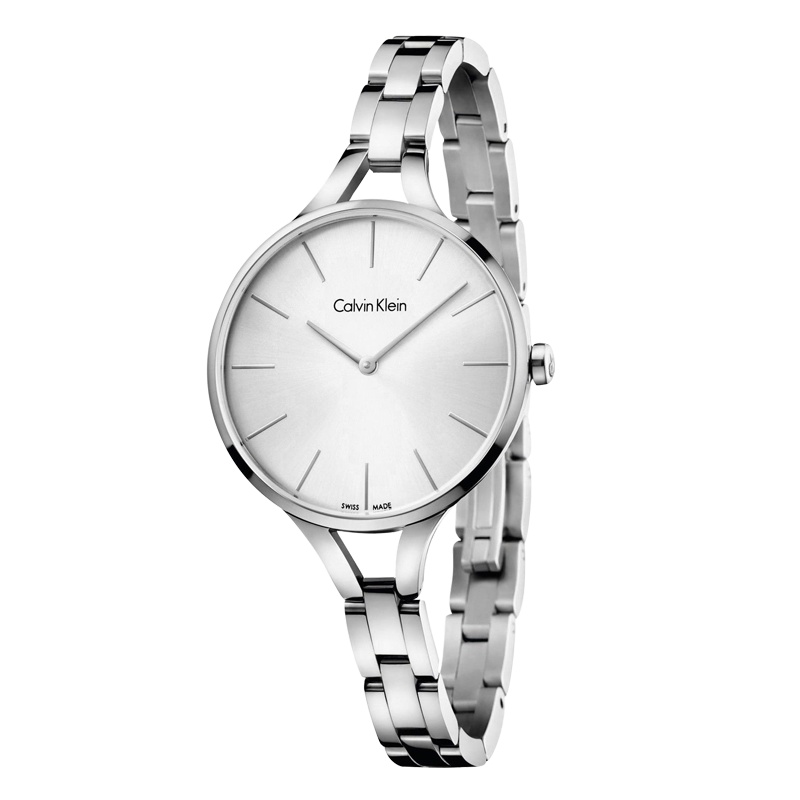 ck手表商务女士手表时尚手镯玫瑰金钢带石英女表 K7E23146