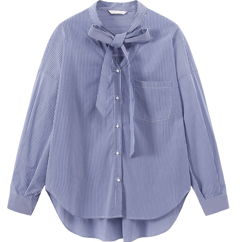 ERAL/艾莱依chic早秋衬衫女长袖2019春秋装新款韩版宽松601824049