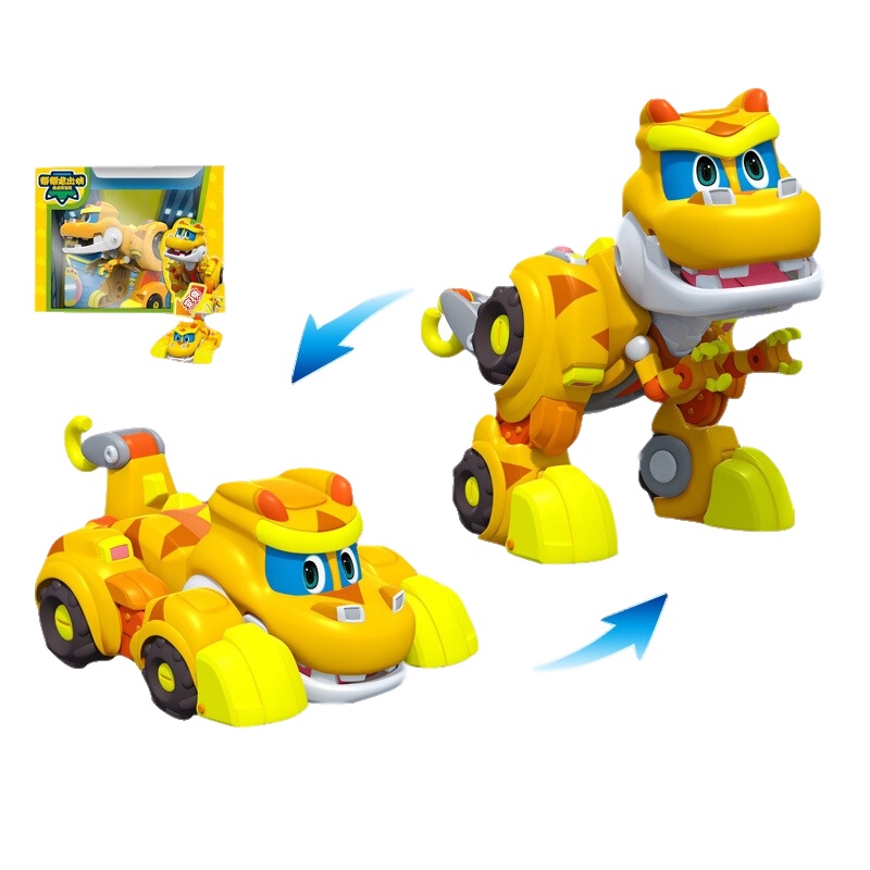 灵动创想(LDCX) 灵动帮帮龙-洛奇 发声变形 恐龙探险队变形机器人 男孩女孩3-10岁玩具 帮帮龙动漫玩具 5905