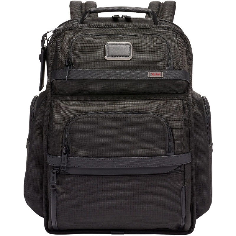 TUMI途明 ALPHA系列 商务旅行男包弹道尼龙双肩公文包02603580D3-黑色