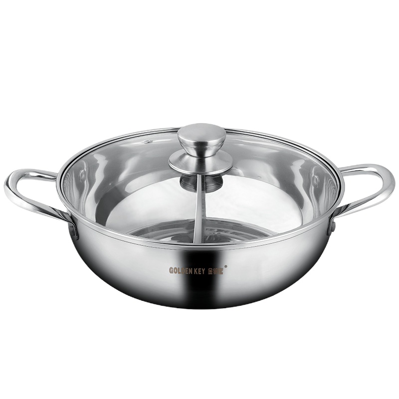 金钥匙 32cm至尚直型鸳鸯火锅GK-32K7F(单位:个)