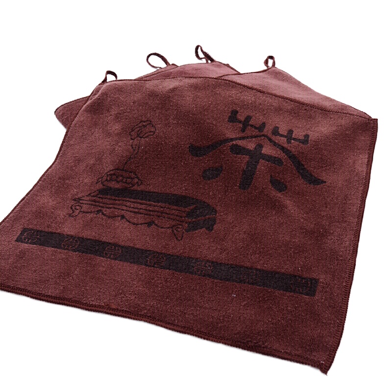 潇翊堂 吸水加厚茶布茶几茶桌抹布功夫茶专用毛巾茶台茶具配件 单个茶巾30*30cm