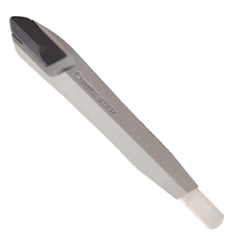 锌合金美工刀 B2837 9mm 银灰