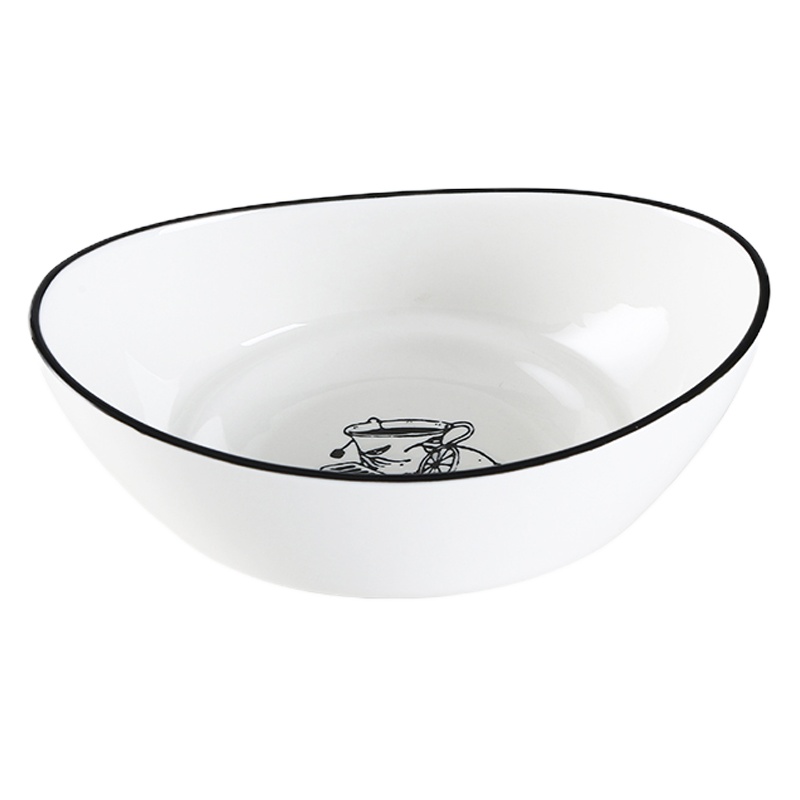 瓷多多雁南飞元宝碗