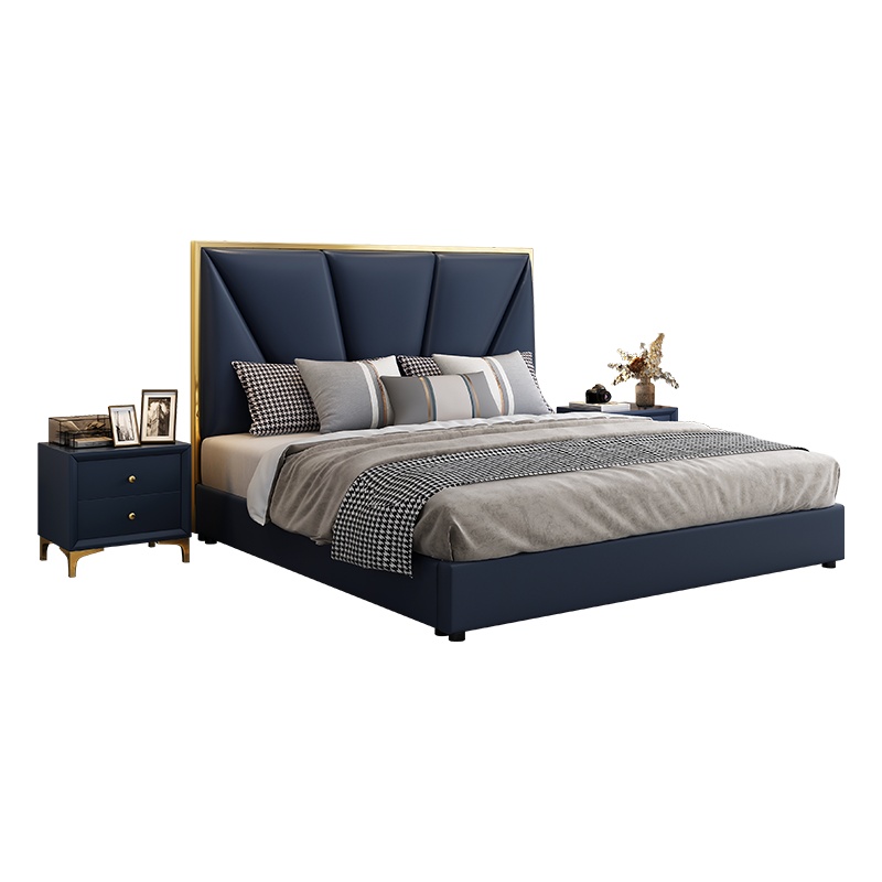 徘徊生活 意式轻奢皮床1.5米简约现代网红床1.8米主卧美式双人床