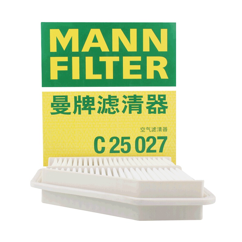 曼牌(MANN)空气滤C25027适配比亚迪M6/S6/09-13款RAV4/06-12款普瑞维亚III