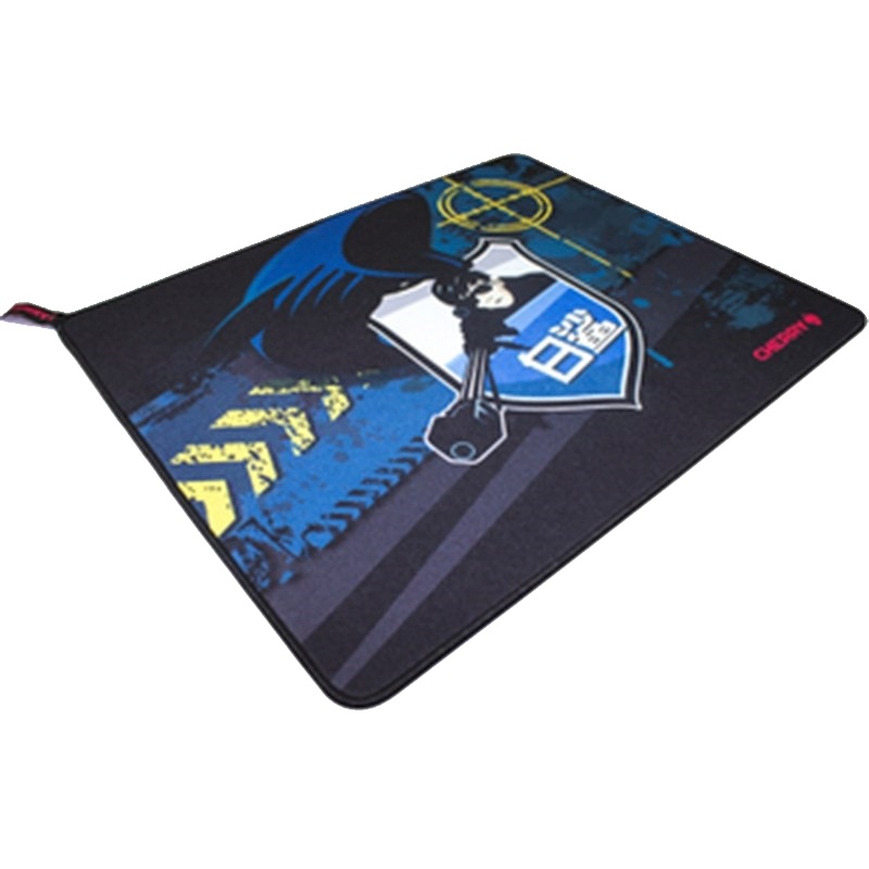 樱桃（CHERRY）电竞游戏鼠标垫超大加厚电脑家用桌垫小号大号吃鸡粗面防滑布面鼠标垫 白鲨定制版鼠标垫