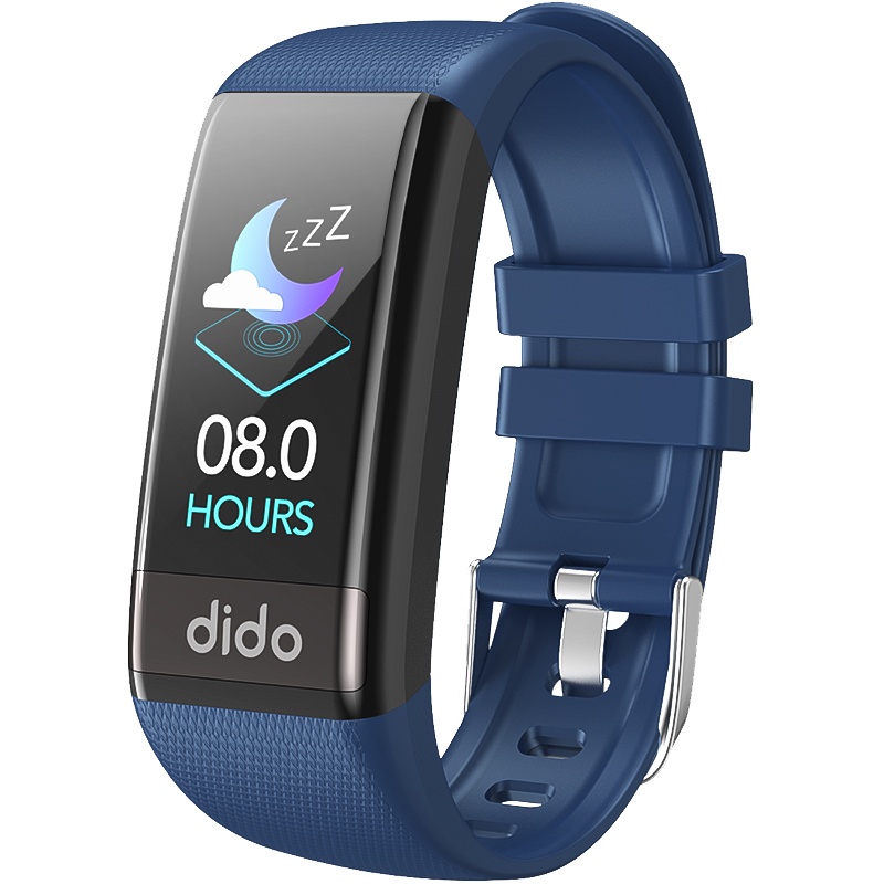 dido医疗级血压实时监测心率报警高精度血氧心电图HRV智能手环仪器老人多功能睡眠心脏健康男运动手表女情侣 Y1S宝蓝色
