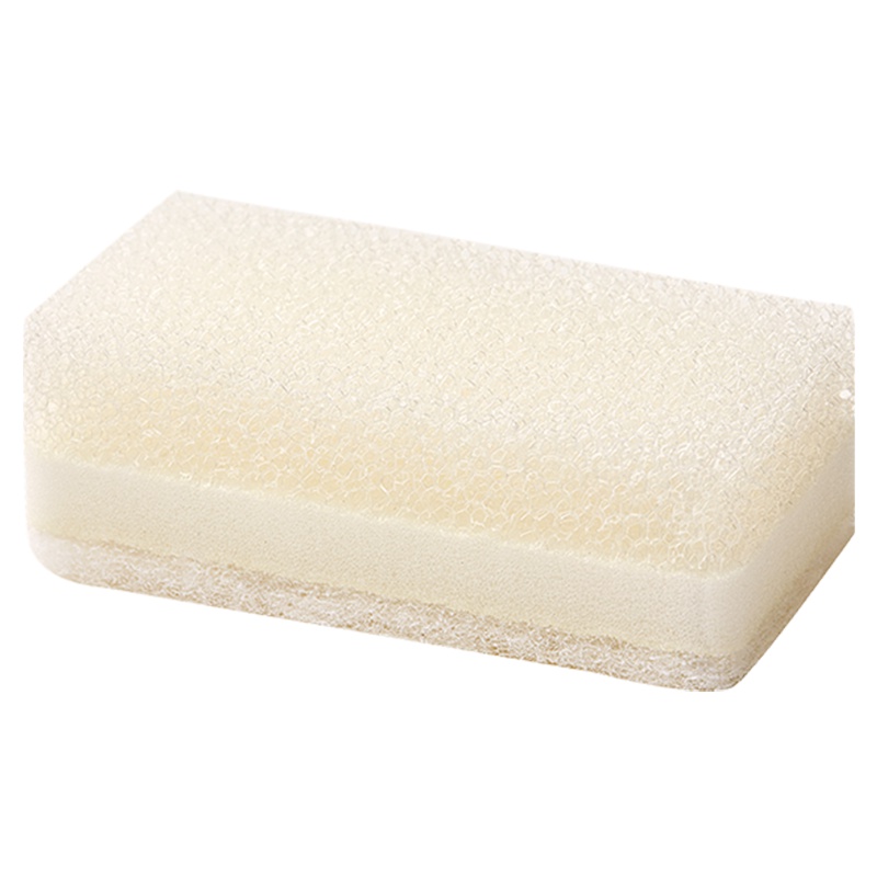 苏宁极物 三层复合洗碗刷(三片装)厨房刷子百洁布洗碗海绵加厚擦锅百洁布清洁刷锅刷碗洗碗布厨房抹布不易沾油神器