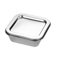 康巴赫(KBH) YC 不锈钢加盖留样盒 正方12.5*12.5 304不锈钢