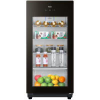 Haier/海尔 DS0137K 137升冰吧冰箱冷藏冷冻家用酒柜茶叶保鲜柜  海尔官方旗舰店授权