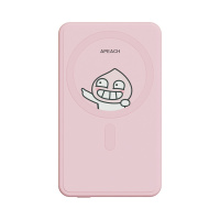 素乐Magsafe苹果无线磁吸充电宝适用iphone13专用快充超薄小巧便携轻薄大容量移动电源背夹电池W9KAKAO桃子