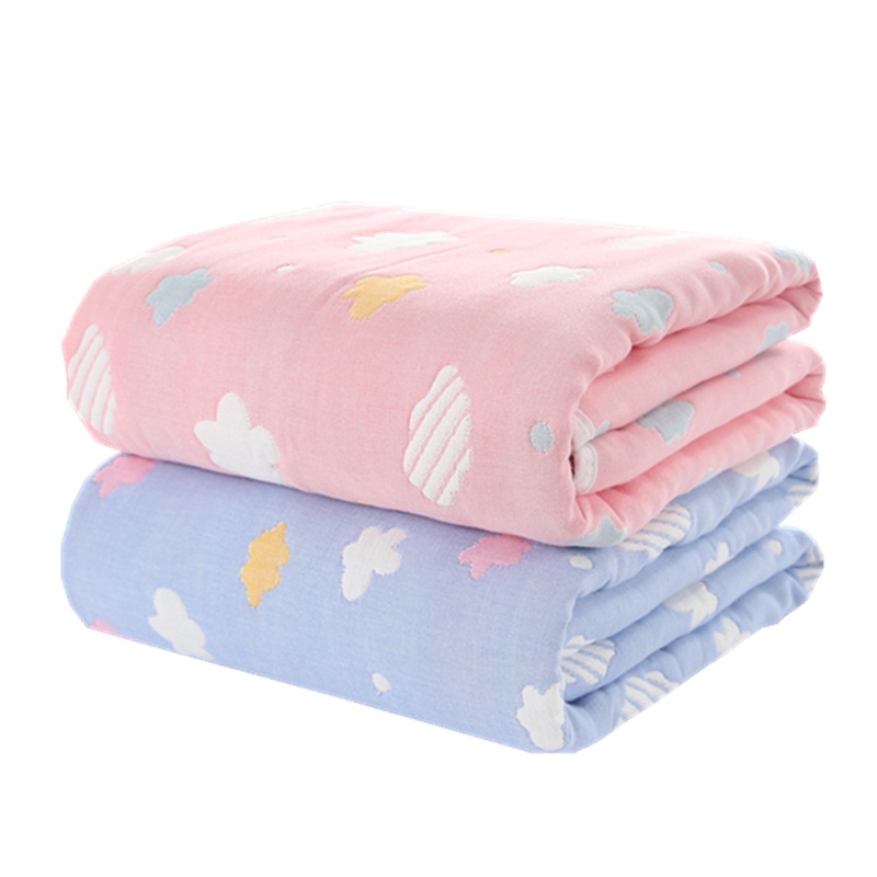 安笛贝乐婴新生儿抱毯婴幼儿纯棉纱布抱被宝宝空调盖毯