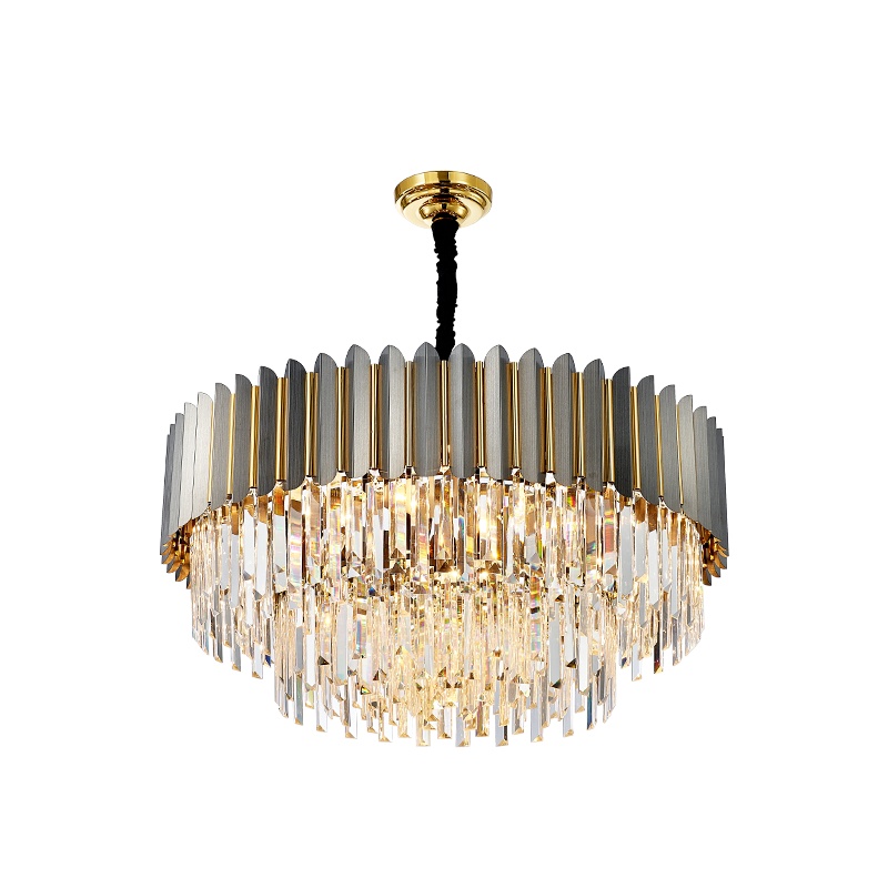 克罗斯塔 现代轻奢吊灯水晶灯客厅餐厅灯饰现代简约大气卧室别墅灯具
