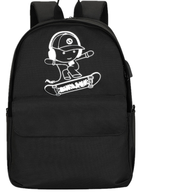 山奇品一卡通可爱减负书包 小学定制韩版透气背包学院风牛津布双肩包